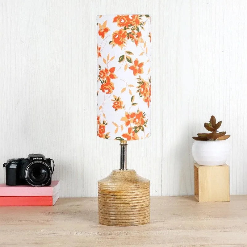 Floral Salad Fabric Table Lamp - Multicolor media 3