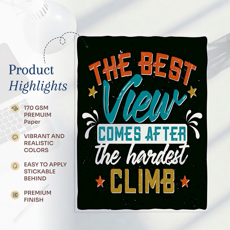 Motivational Mindset Wall Poster - Set Of Ten media 6