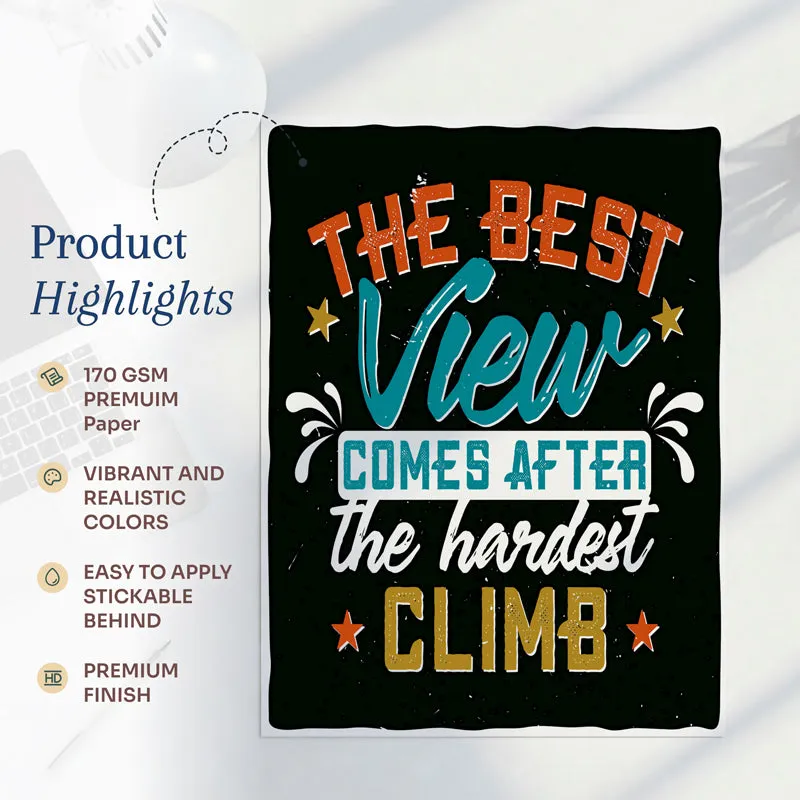 Motivational Mindset Wall Poster - Set Of Ten media 6