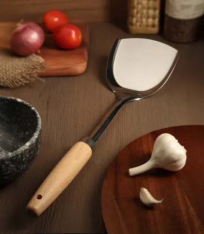 Wood · Stainless Steel