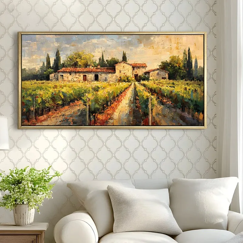 Golden Bloom European Cottage Wall Art media 3