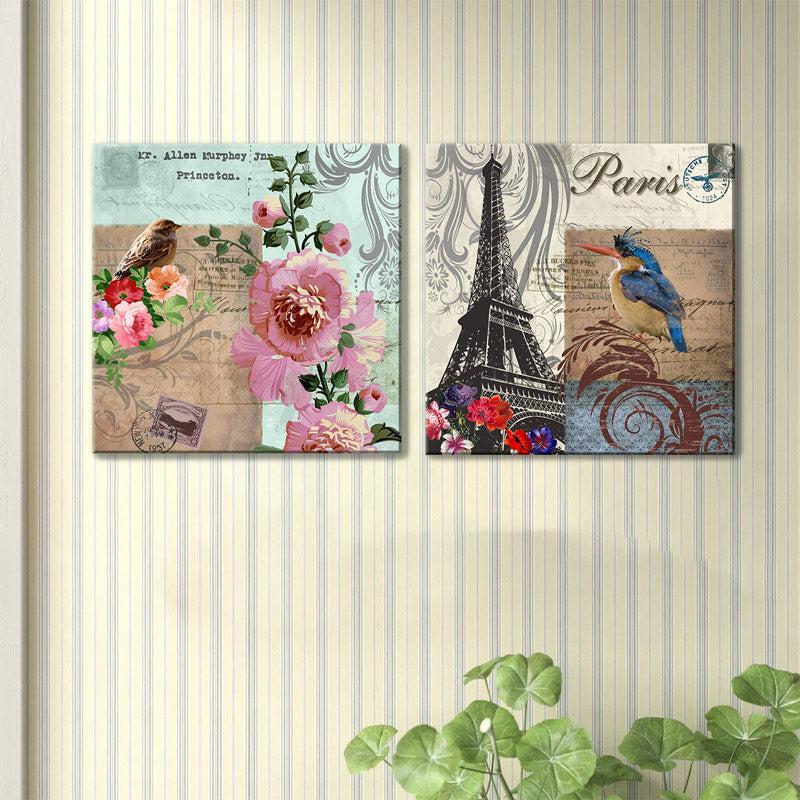 Flicka Floral Wall Art - Set Of Two