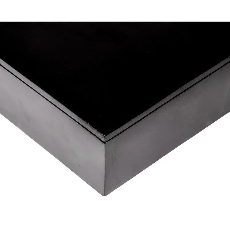 Tervon Sheesham Wooden Center Table - Black media 4