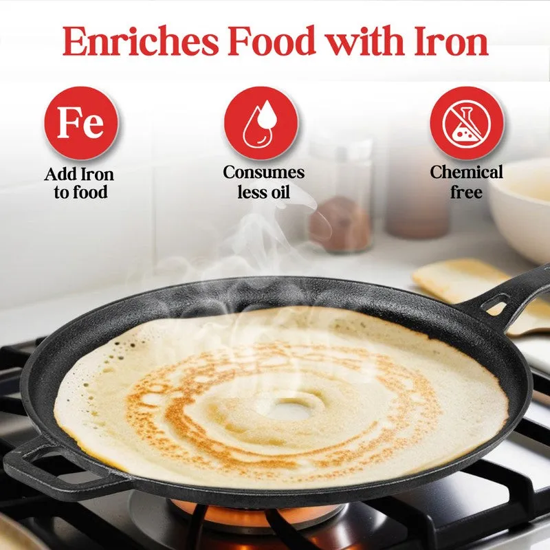 Vinod Zyrox Cast Iron Dosa Tawa - 29 cm media 4