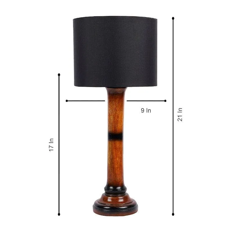 Blace Nao Fabric Table Lamp - Black,Brown media 7