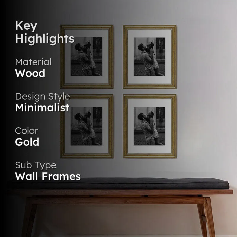 Troy Charm Photo Frame (Gold) - Set Of Four media 2