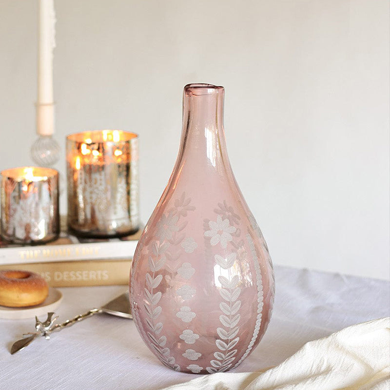 Flower Fiesta Glass Vase