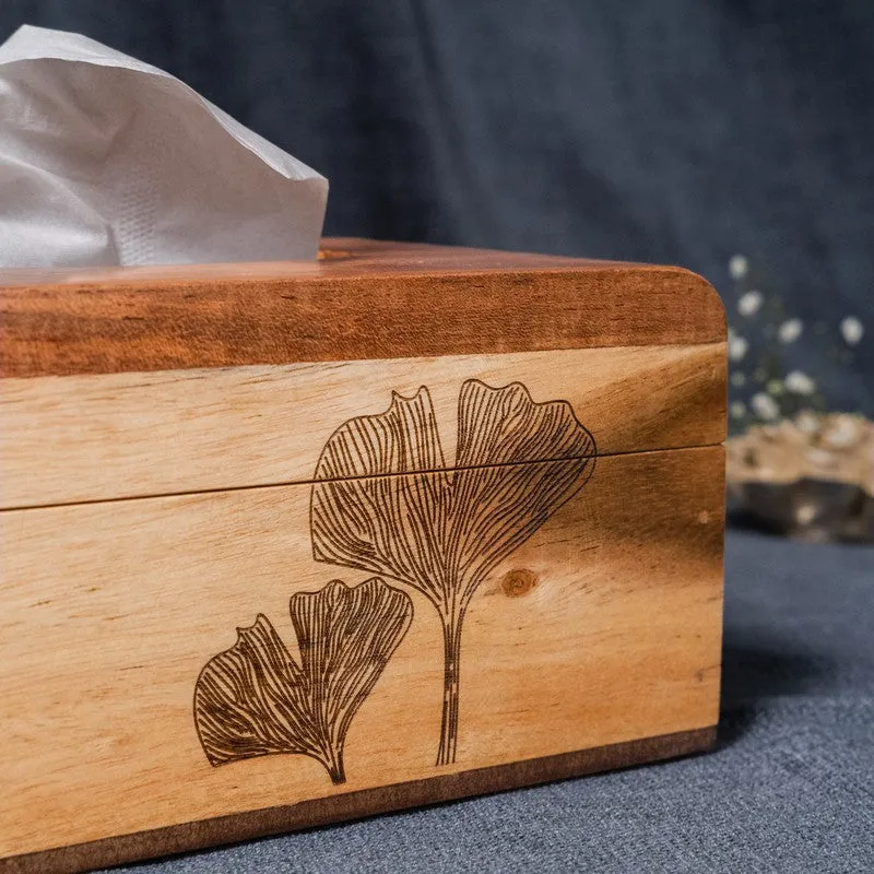 Classic Printed Wooden Tissue Holder media 5