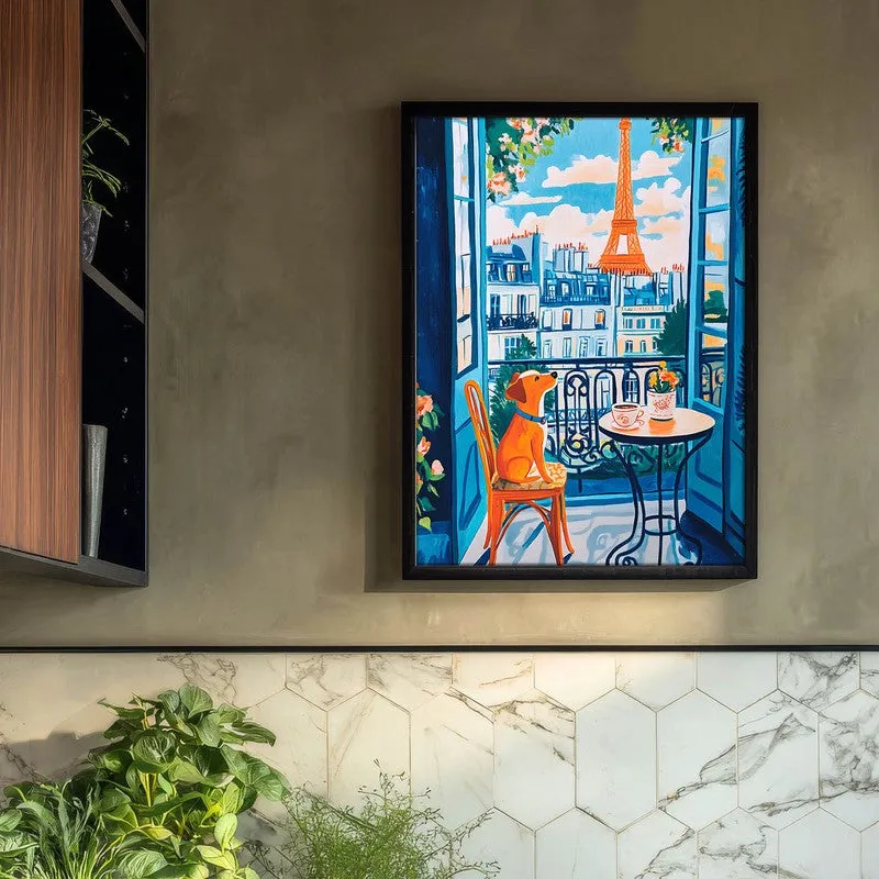 Savory Towers Archival Canvas Wall Art - Black media 3