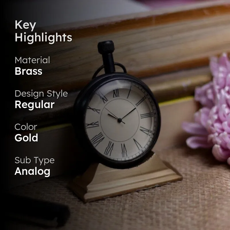Rosaline Antique Table Clock media 2