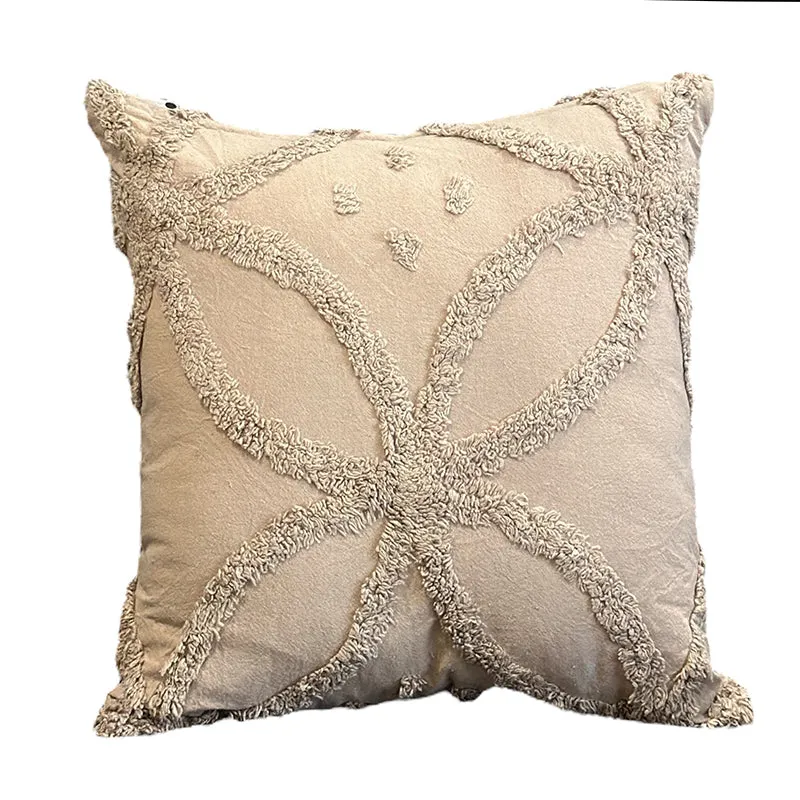 Kata Tufted Cover (Beige) - Set Of Two media 5