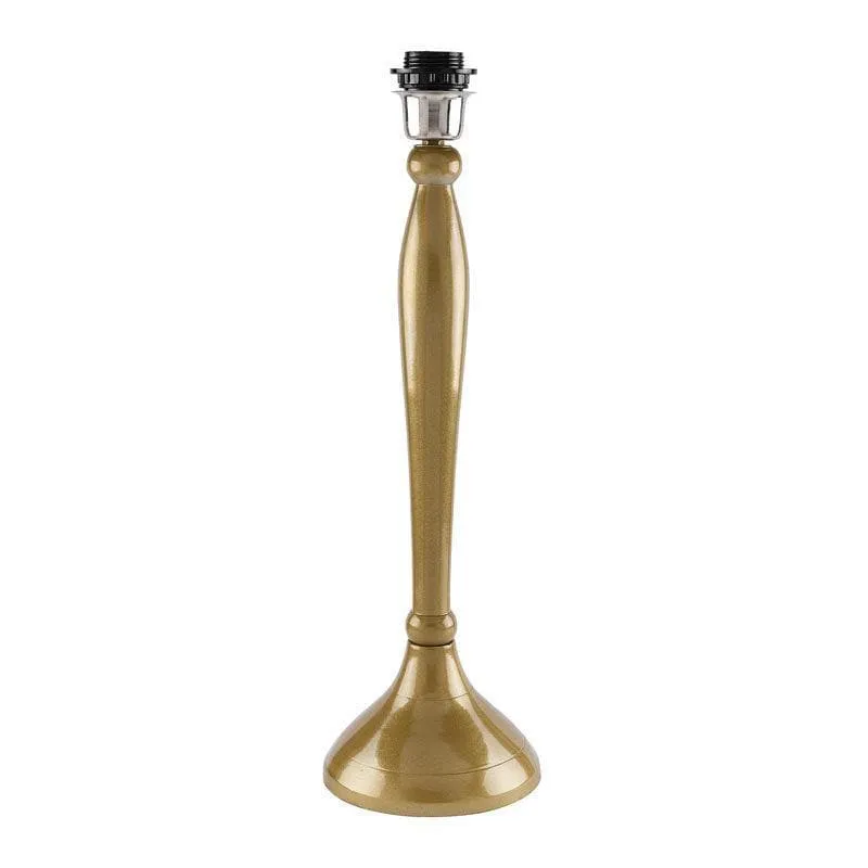 Royal Ovoid Gold Fabric Table Lamp - Gold media 4