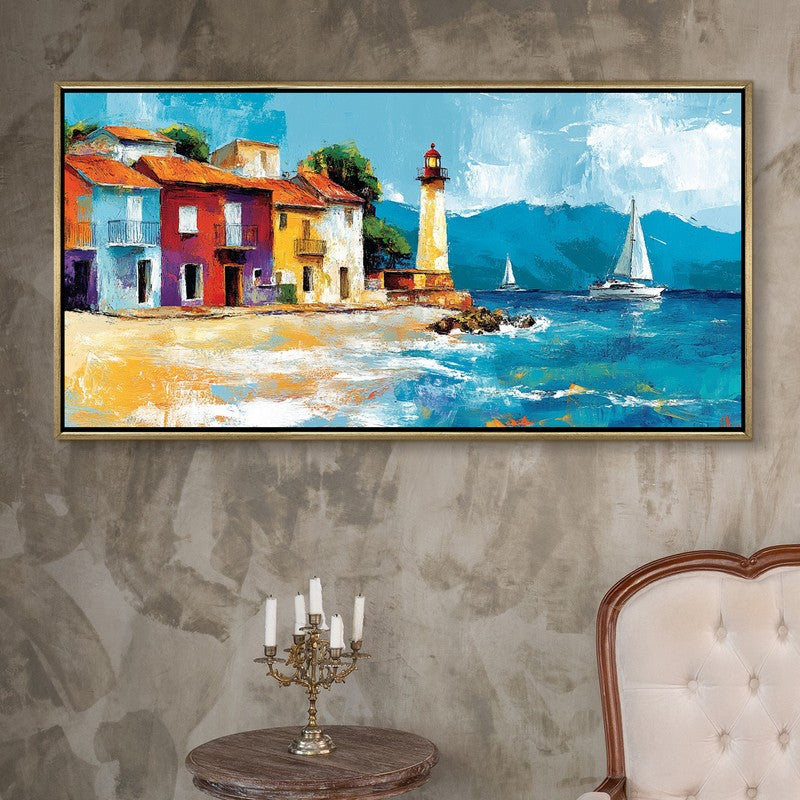 Tidelore Canvas Wall Painting With Frame