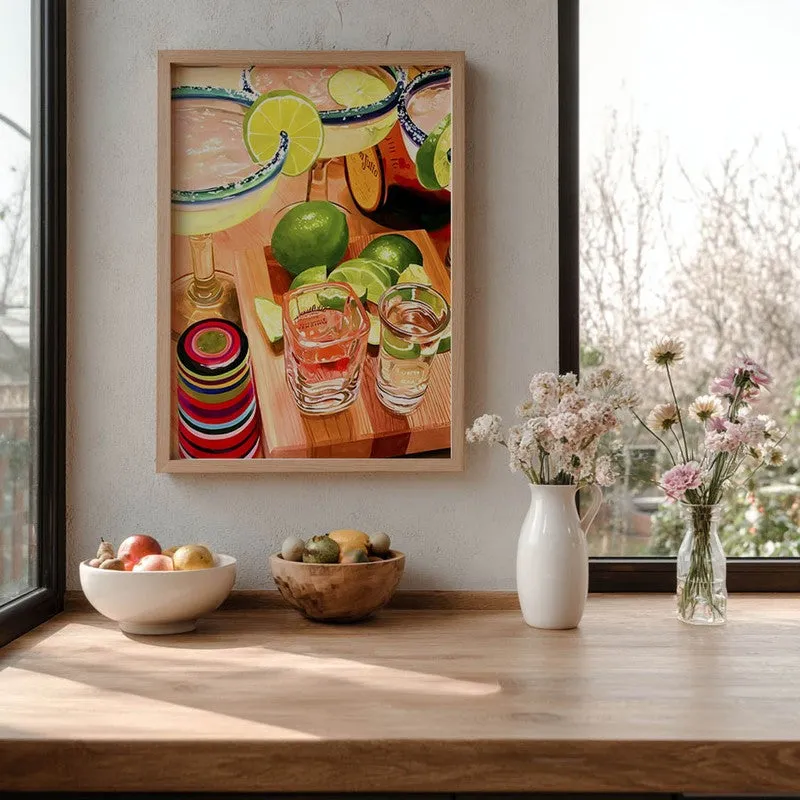 MocktailPrep Archival Canvas Wall Art - Brown media 6