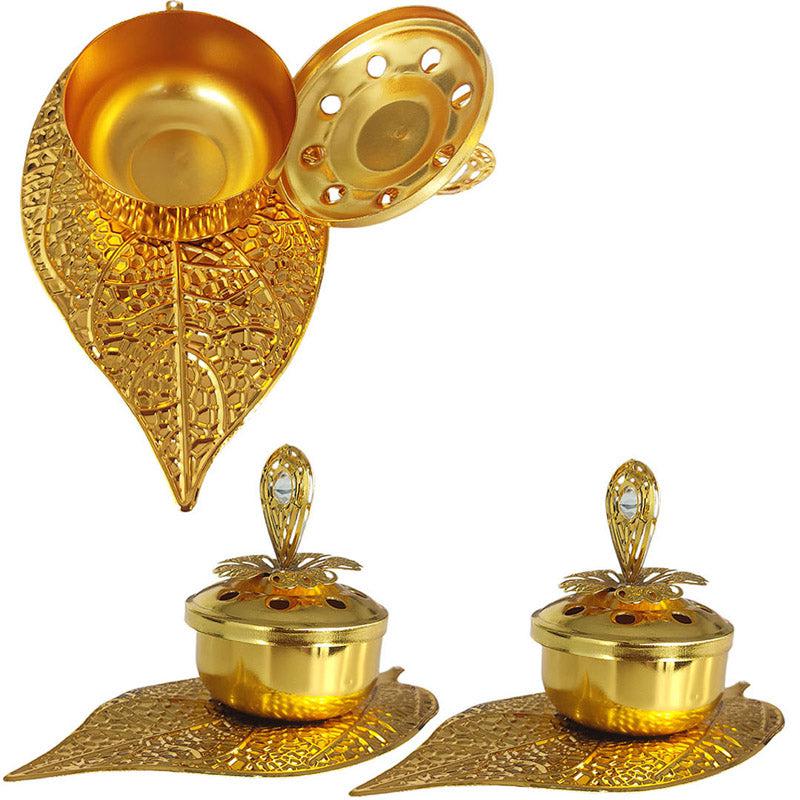 Radha Festive Metal Diffuser - Set Of Two media 5
