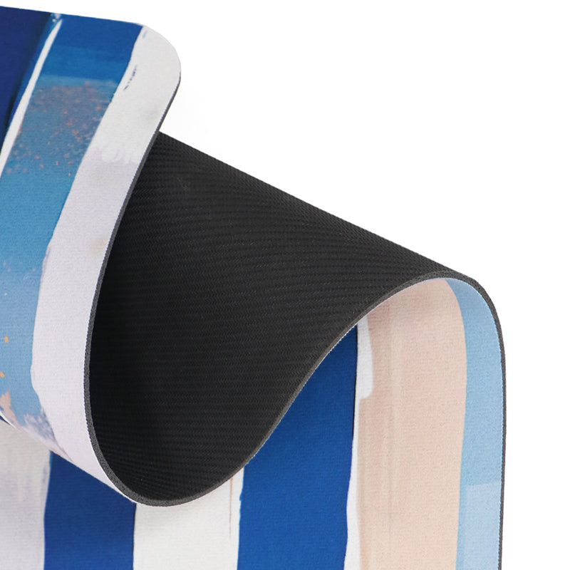 Blue Stria Anti Skid Bath Mat media 3