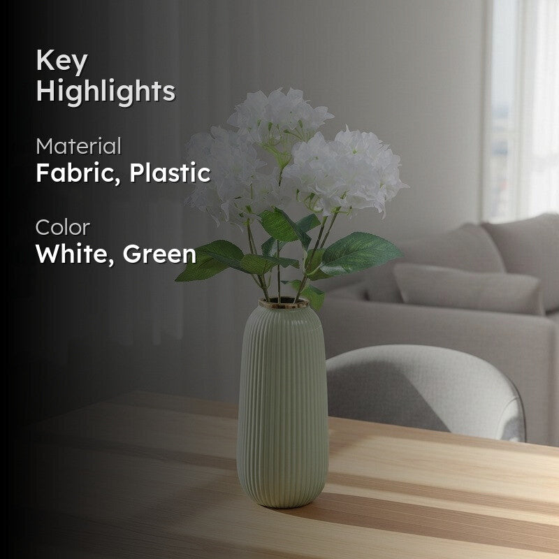 Bougainvillea Artificial Flowers - White media 2