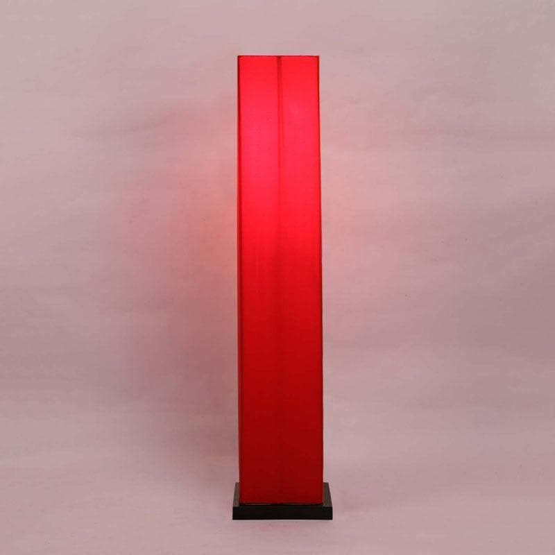Twilight Red Fabric Wooden Floor Lamp media 7