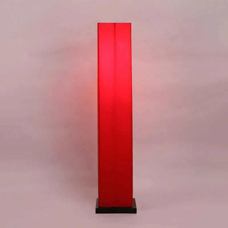 Twilight Red Fabric Wooden Floor Lamp media 7