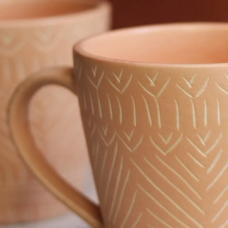 Boho Ceramic Coffee Ceramic Coffee Mug (330 mL) media 3