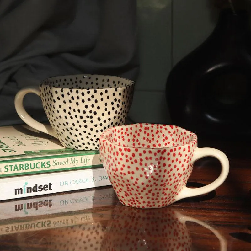 Mosha Ceramic Coffee Mug (250 mL Each) - Set of Two media 3