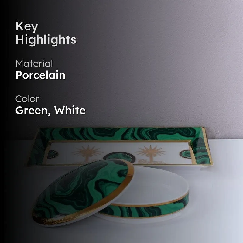 Aisling Trinket Tray with Box Snack Set media 2