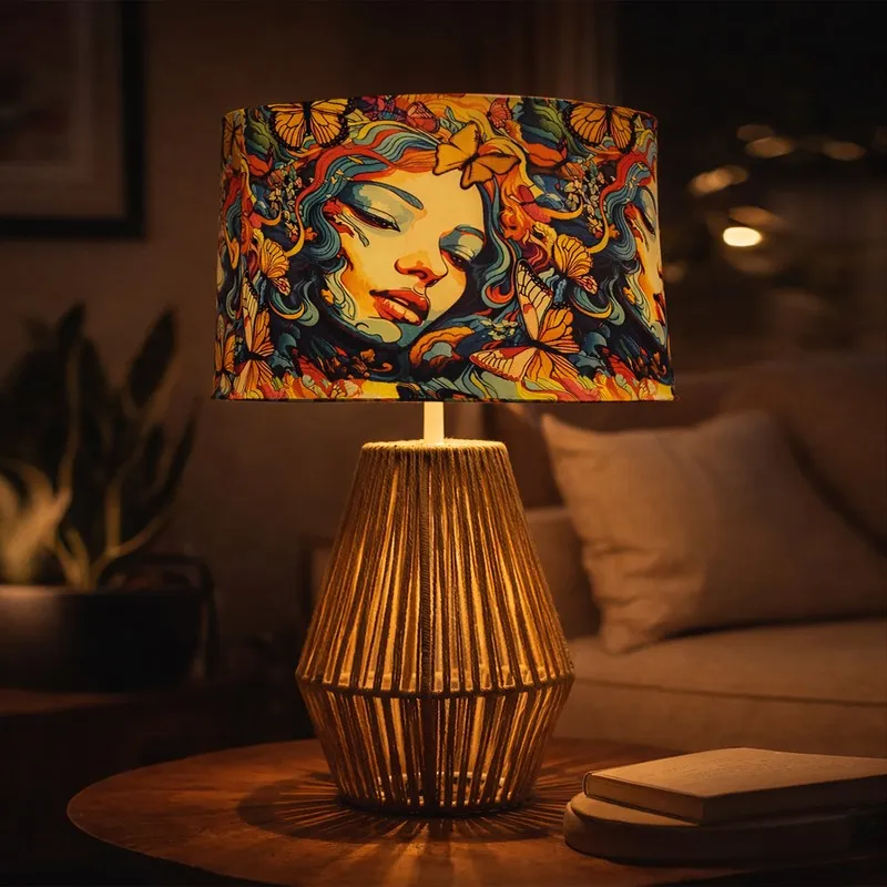 AbstractHer Metal Table Lamp media 3