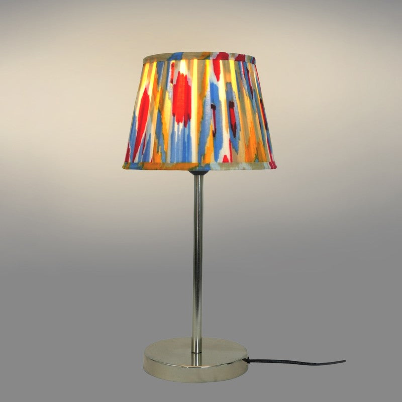 Arcadian Bloom Metal Base Cotton Table Lamp - Multicolor media 4