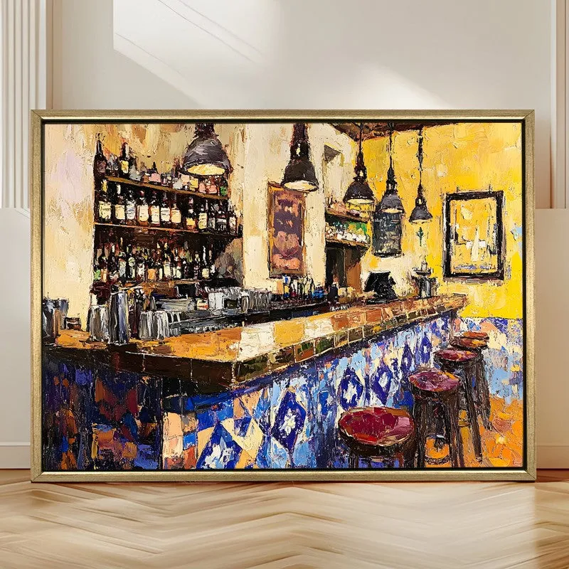 Rhythmic Canvas Wall Painting With Frame media 4