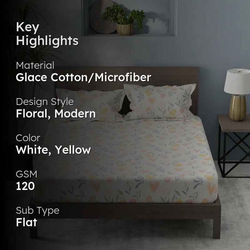 Bloomora Single Microfiber Bedsheet - 120 GSM media 2