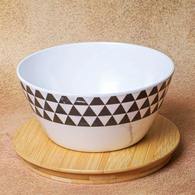 Jisho Melamine Snack Bowl (Black/750 mL) - Set Of Two media 5