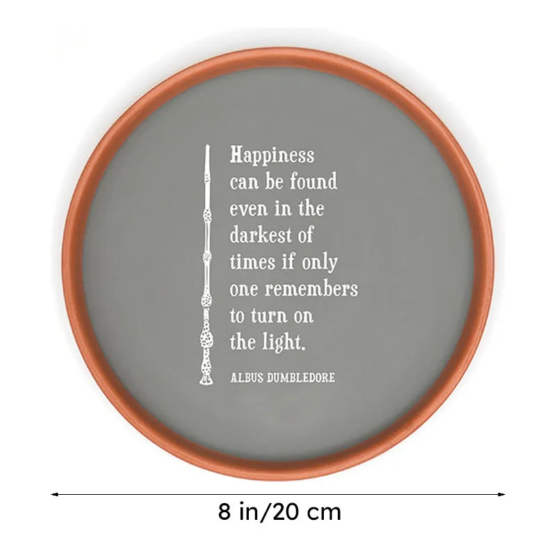 Potter Quote Terracotta Wall Plate - Set Of Two media 6
