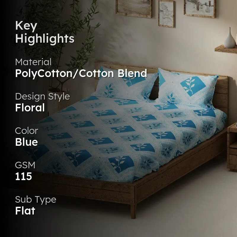 Ynorin Bedsheet (Blue) - 115 GSM media 2