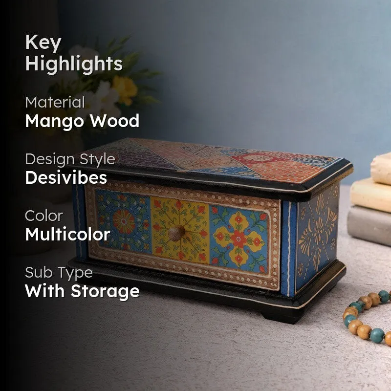 Imperial Mango Wooden Tile Accent Jewel Box media 2