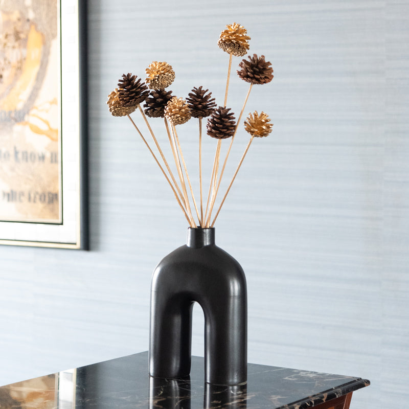 Enoira Pine Cone Stick (Gold  & Brown) - Set Of Ten media 4