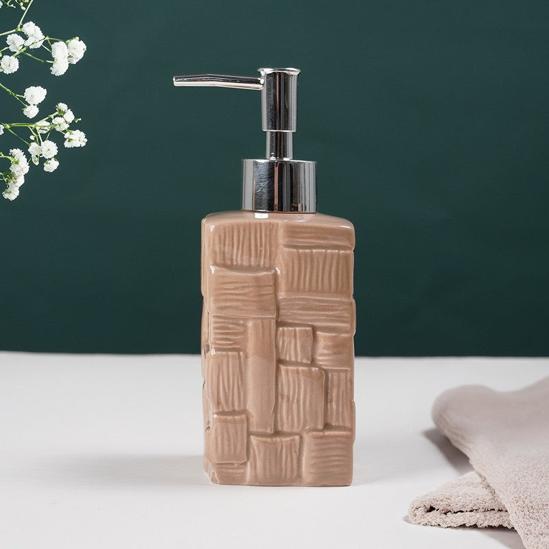 SereneWash Ceramic Bathroom Set - Four Piece Set media 4