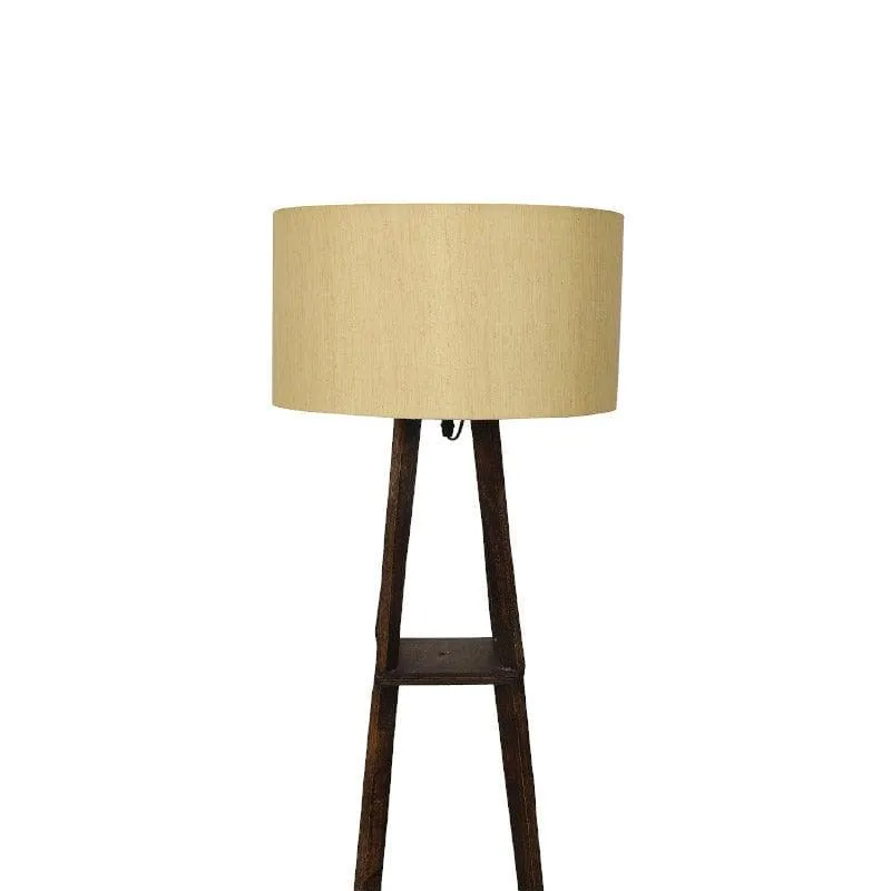 Seasa Wistera Floor Lamp With Shelf - Beige media 4