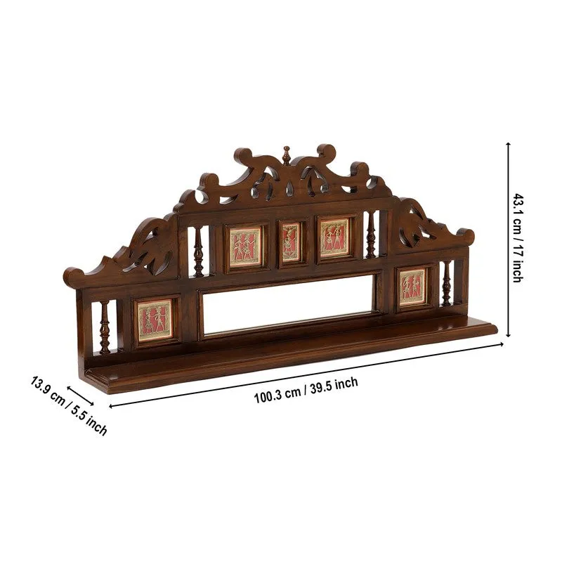 Alia Teak Wood Shelve media 7