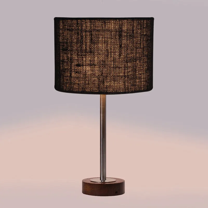 Sienna I Rodin Wooden Table Lamp - Black,Silver,Brown media 5