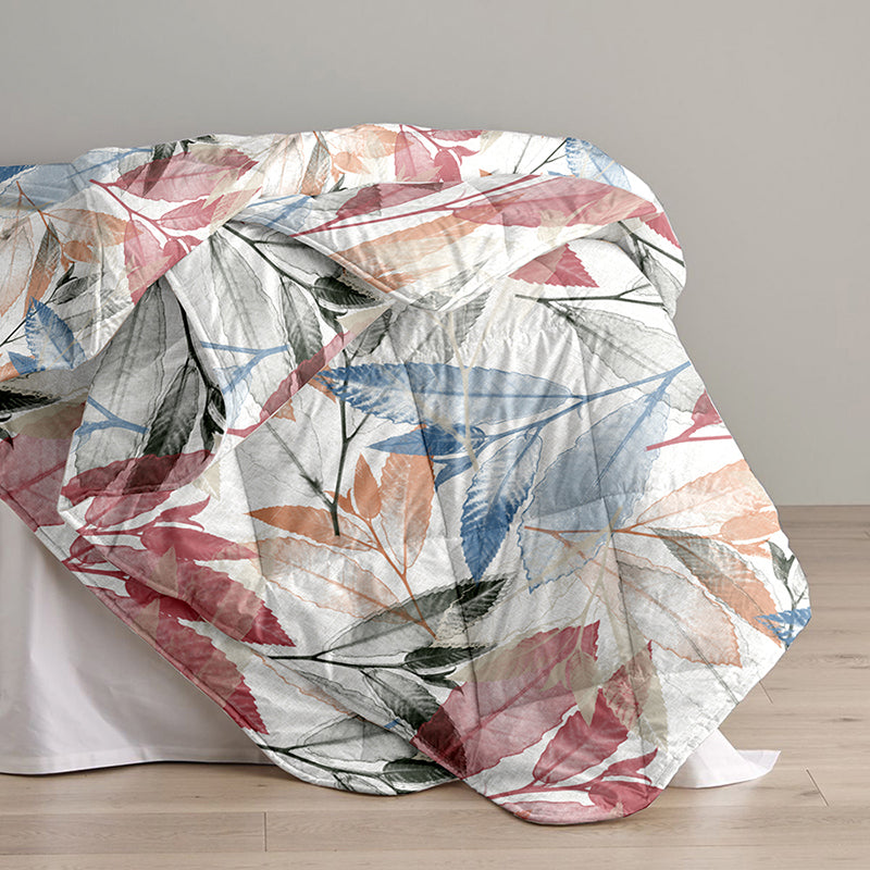 Cassia Floral Cotton Comforter (Multicolor) - 180 GSM media 8