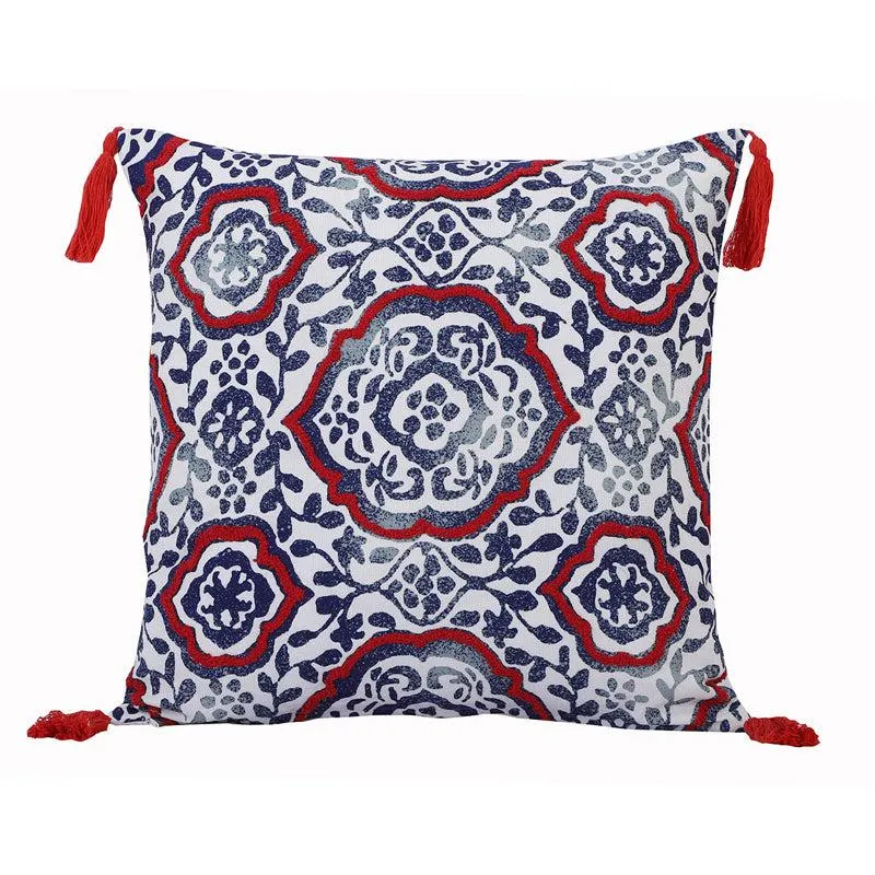 Cairo Dreams Printed Cotton Cushion Cover - Set Of Two media 3