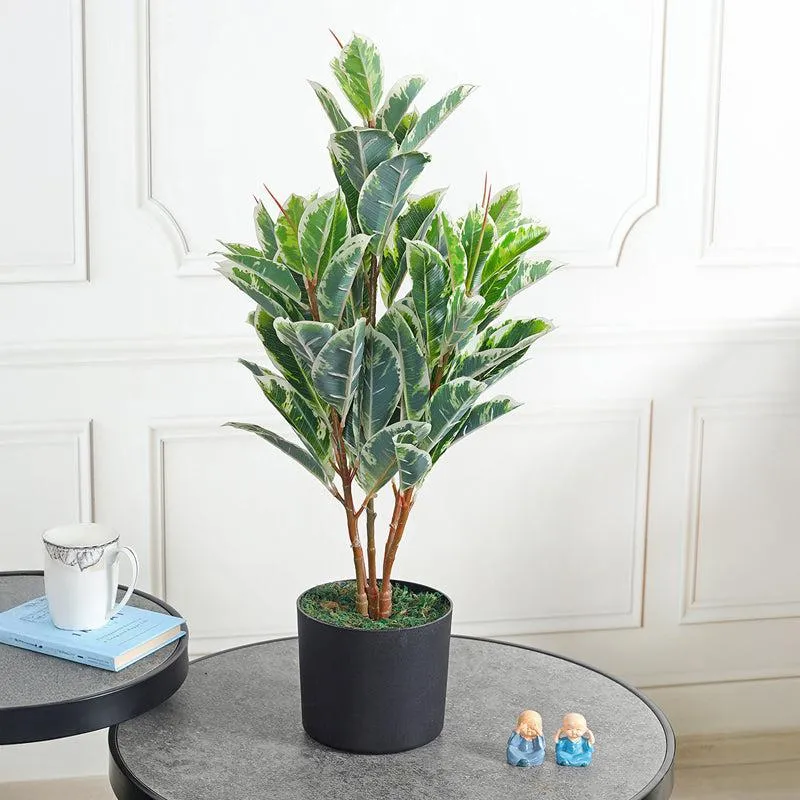 Tranquil Tropics Artificial Plant With Black Plastic Pot media 3