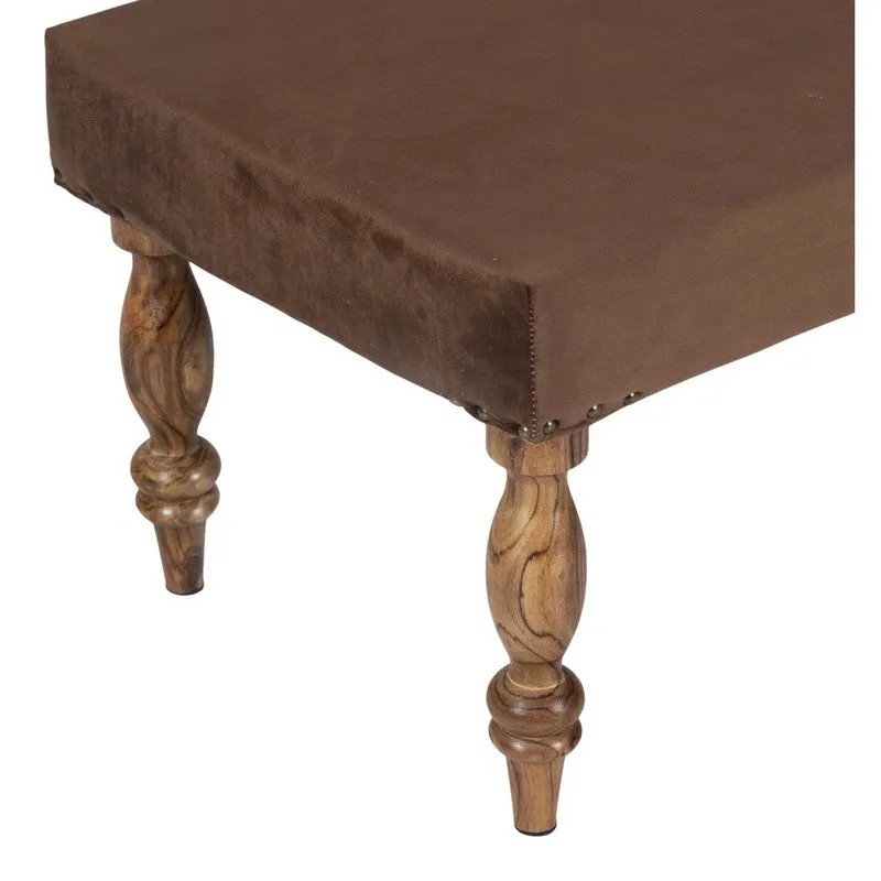 Dovex Sheesham Wooden Bench - Brown media 6