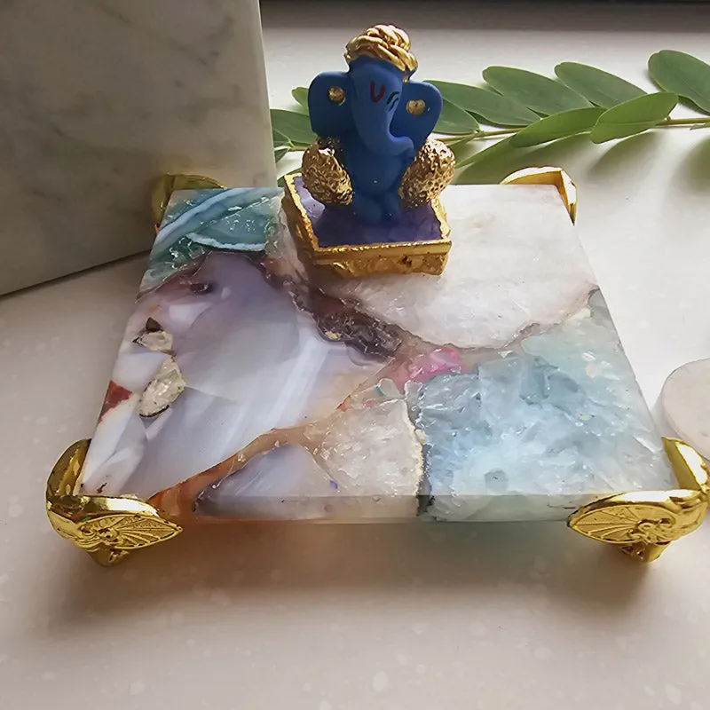Athviya Cobalt Ganesha Agate Gift Box media 5