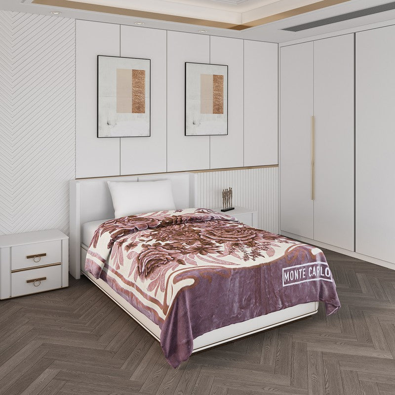 Monte Carlo Lavender Luxe Blanket - 1000 GSM - Single