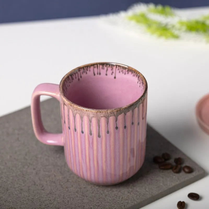 Caffino Ceramic Coffee Mug (330 mL Each) - Set Of Four media 4