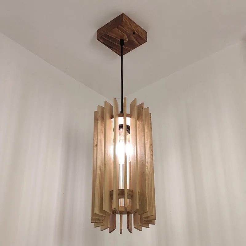 Mariette Single Wooden Ceiling Lamp media 3