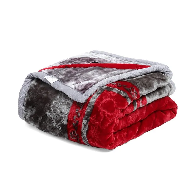 Monte Carlo Crimson Cascade Blanket - 850 GSM media 6