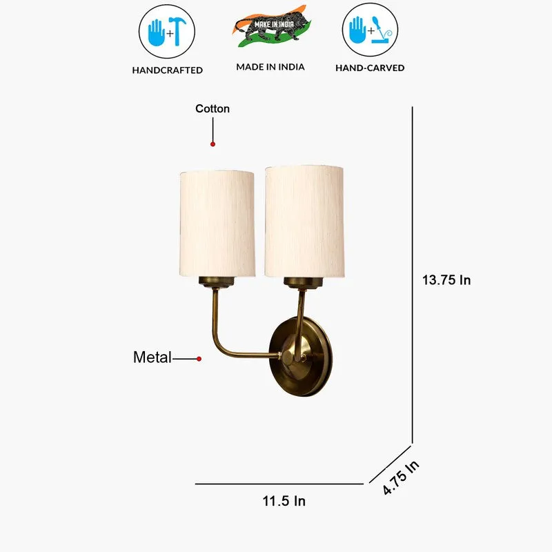 Lumoire Duo Metal Wall Lamp - Beige media 8