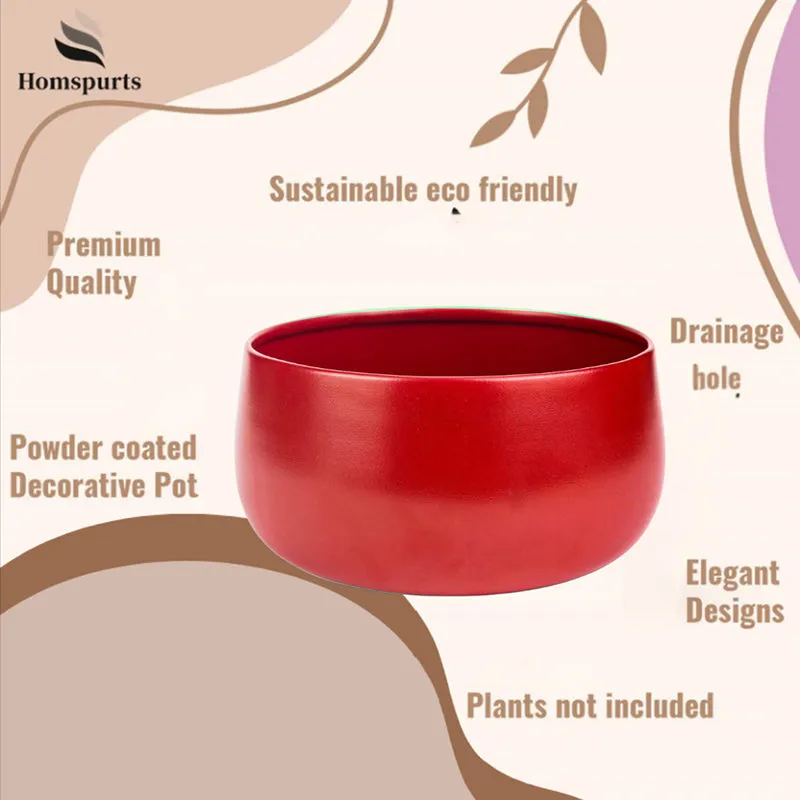 Helena Hue Planter (Red) - Set Of Two media 10
